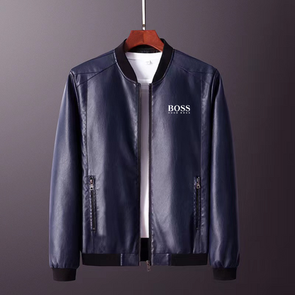 Veste en cuir Hugo Boss 2025