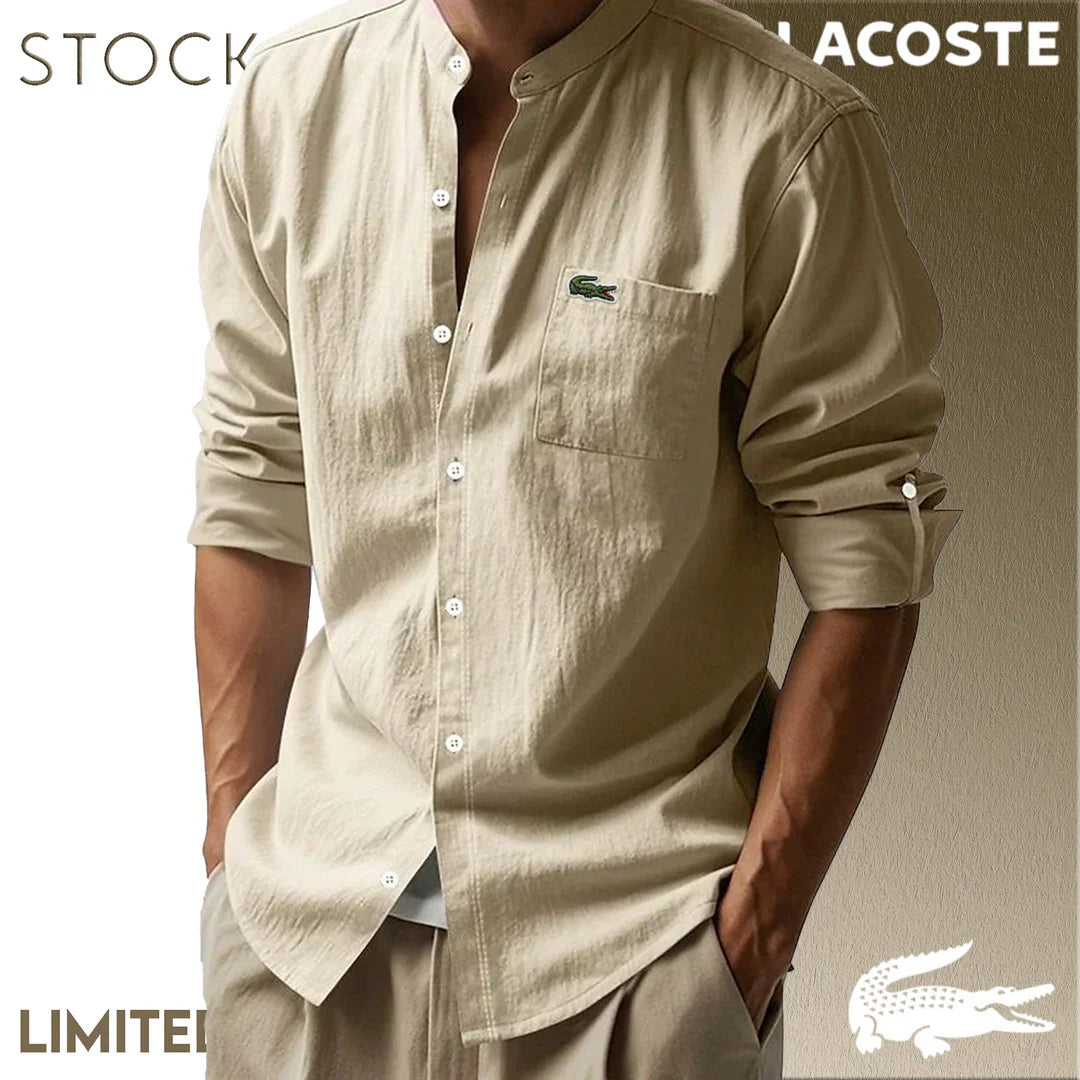 CHEMISES EN COTON ET LIN POUR HOMME LACOSTE Mb