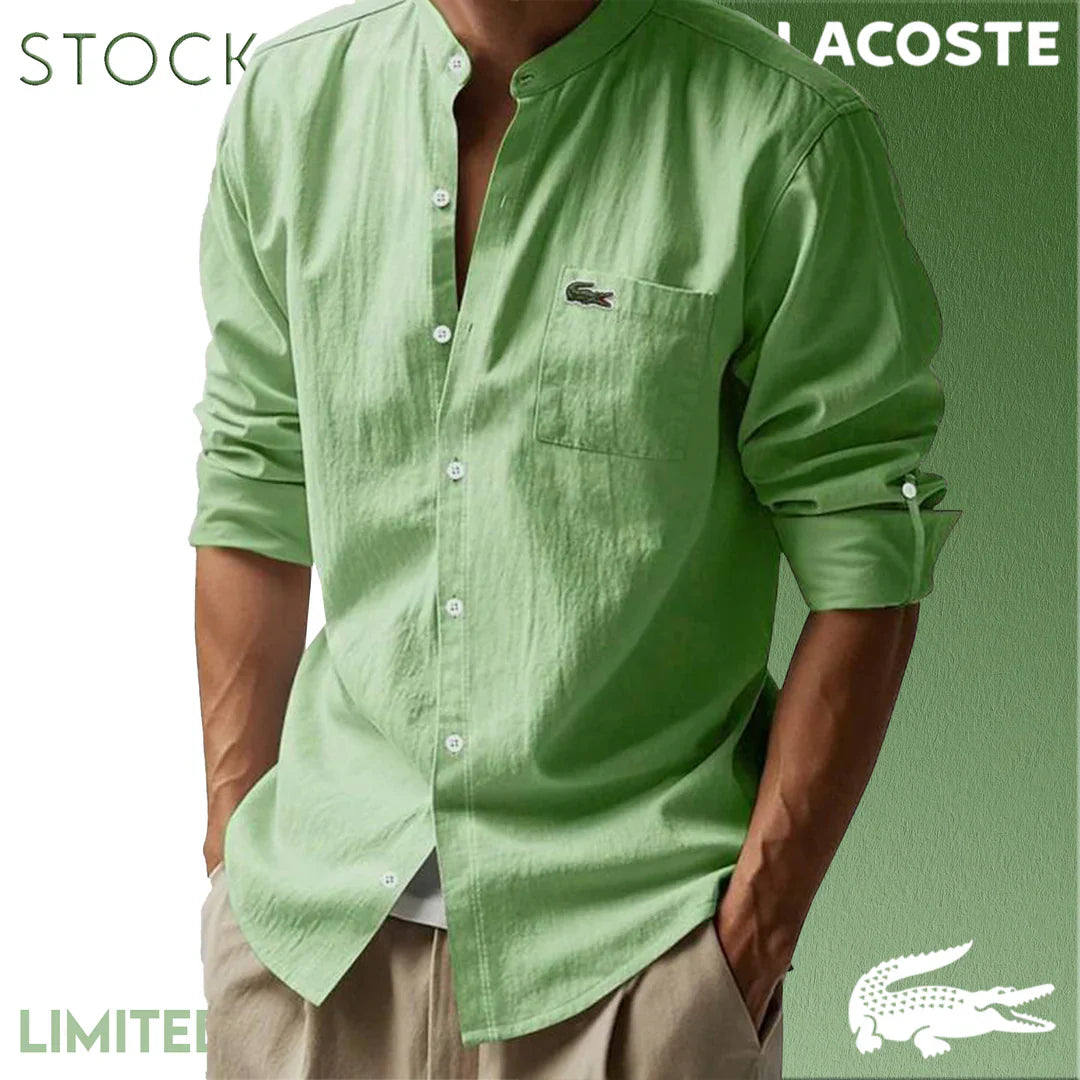 CHEMISES EN COTON ET LIN POUR HOMME LACOSTE Mb