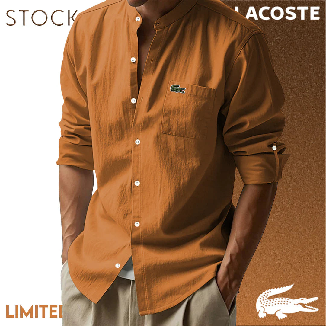 CHEMISES EN COTON ET LIN POUR HOMME LACOSTE Mb
