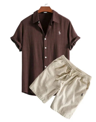 ENSEMBLE CHEMISE + SHORTS - LC Mb