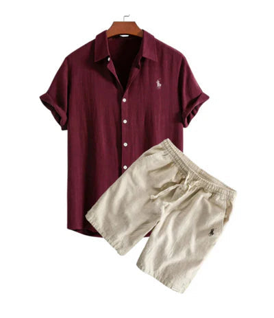 ENSEMBLE CHEMISE + SHORTS - LC Mb