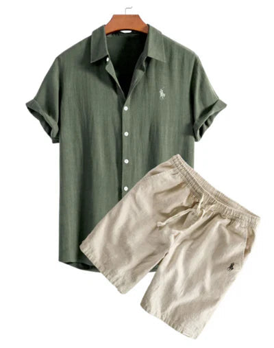 ENSEMBLE CHEMISE + SHORTS - LC Mb